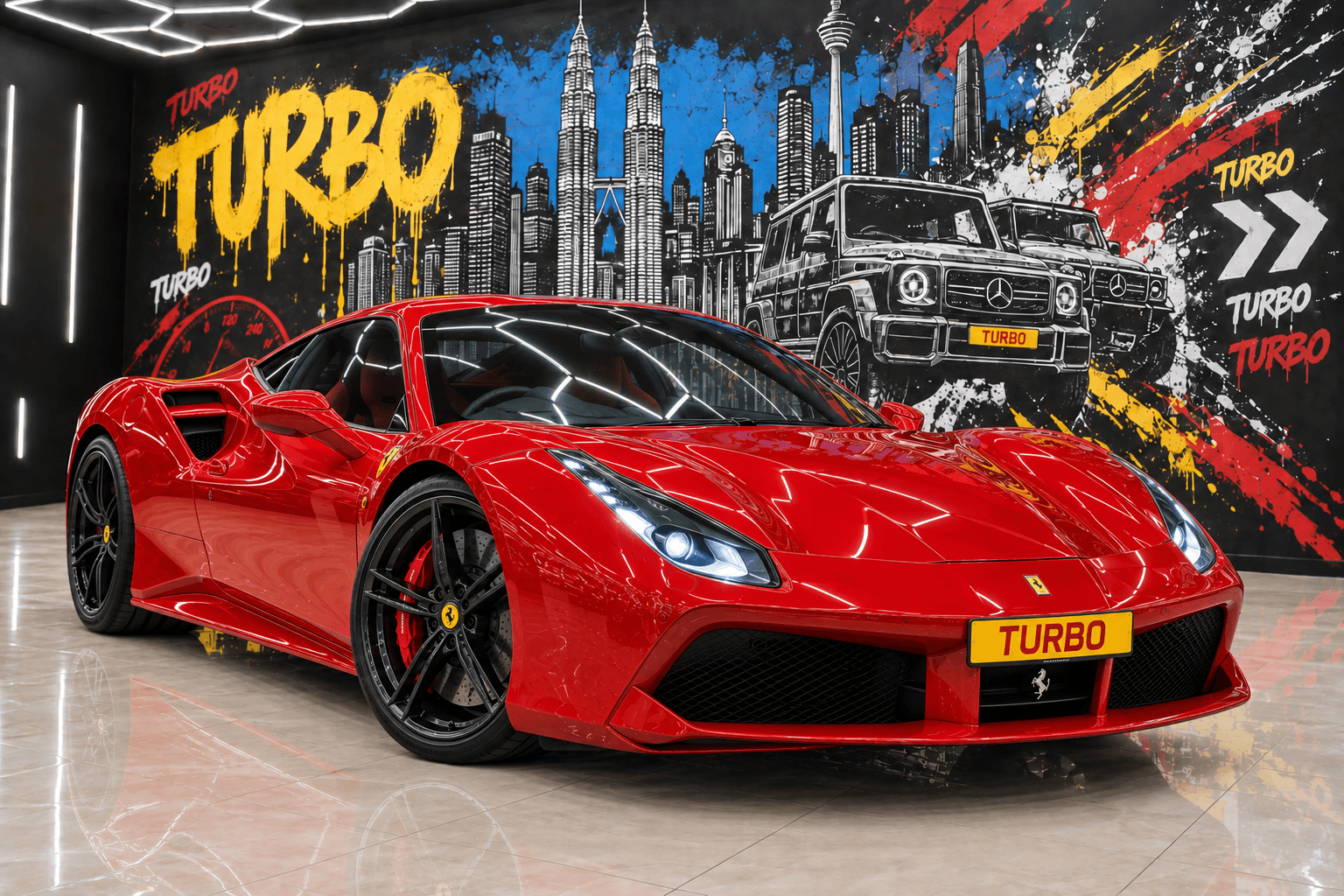 488 GTB — luxury car rental Malaysia